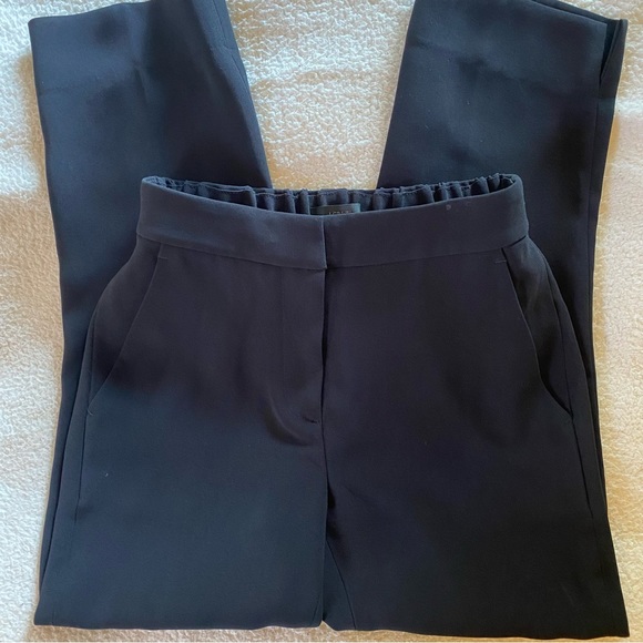 J Crew black crepe tapered pant EUC - Picture 2 of 11